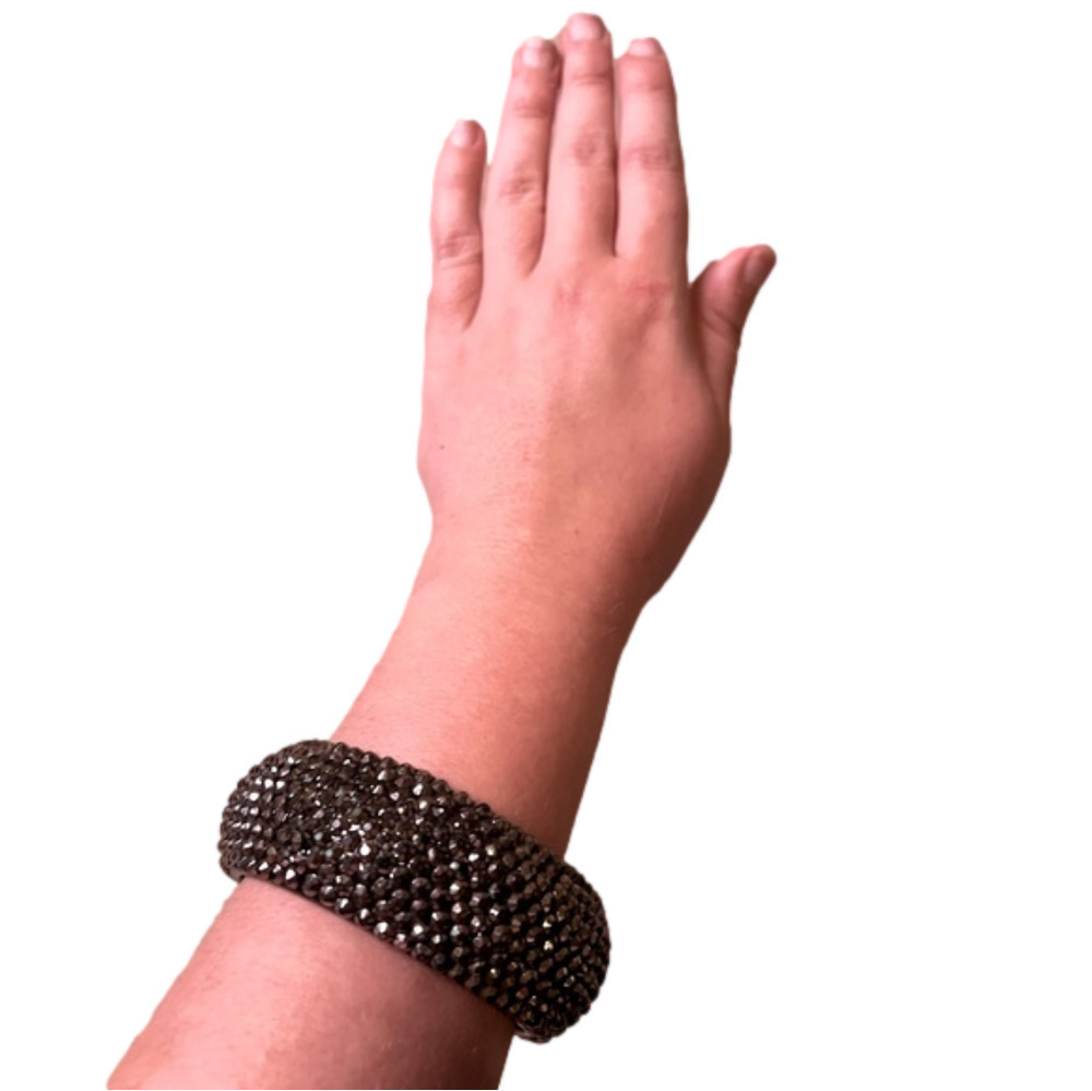 Pretty Rhinestone Chunky Bracelet